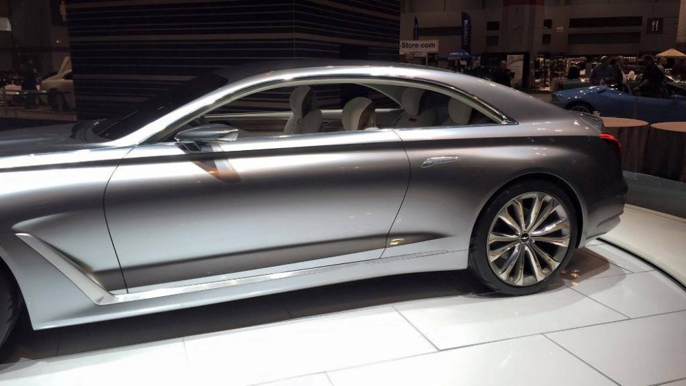 Genesis Vision G Concept car at Chicago Auto Show side view