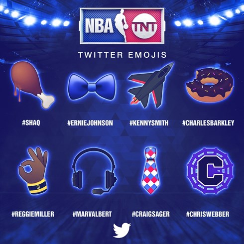 Inside the NBA Team Twitter Emojis