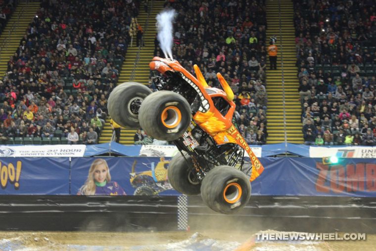 Monster Jam Show Dayton El Toro Loco truck jump