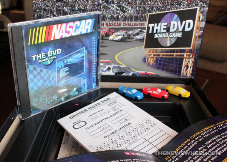 NASCAR DVD Board Game Review components