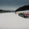 Snowboarding Nissan GT-R