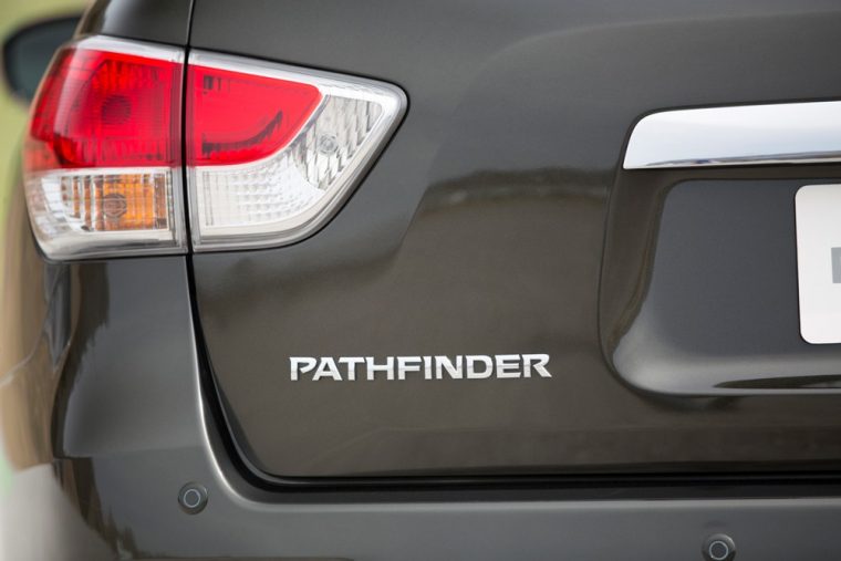 The 2016 Nissan Pathfinder can seat up to seven people and is powered by a 260 horsepower V6 engine