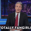 Jon Stewart Fangirling