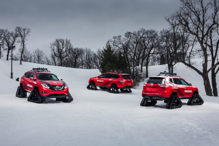 Nissan Winter Warrior Concepts - Murano, Rogue, and Pathfinder