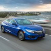 The 2016 Honda Civic Coupe features a sporty exterior design and it’s available with a new turbo engine