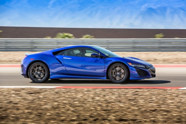 The 2017 Acura NSX features a starting MSRP of 156,000 and comes with four motors that combine to produce 573 horsepower