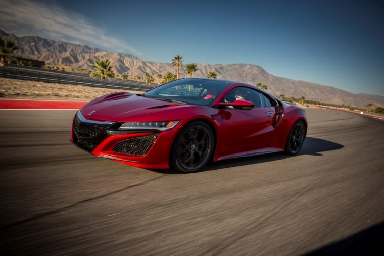 The 2017 Acura NSX features a starting MSRP of 156,000 and comes with four motors that combine to produce 573 horsepower