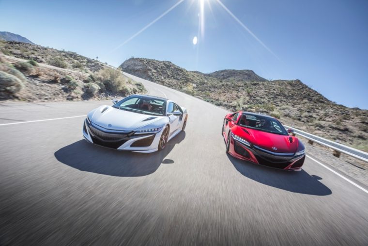 The 2017 Acura NSX features a starting MSRP of 156,000 and comes with four motors that combine to produce 573 horsepower