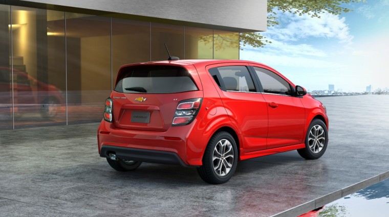 2017 Chevy Sonic hatchback rear