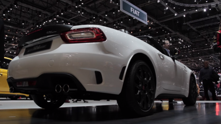 The high-performance 2017 Fiat Abarth 124 Spider made its official debut at the Geneva Auto Show