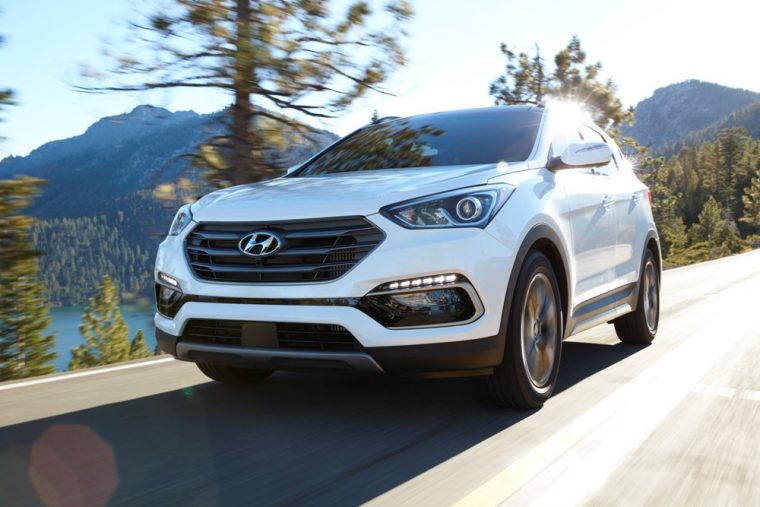 The 2017 Hyundai Santa Fe Sport is a popular crossover SUV that comes with a 10-year/100,000 mile limited powertrain warranty