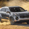 The stylishly designed 2017 Kia Sportage crossover offers plenty of seating, as well as advanced technology, all for a starting price of just $22,990