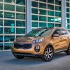 The stylishly designed 2017 Kia Sportage crossover offers plenty of seating, as well as advanced technology, all for a starting price of just $22,990