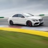 The 2017 Mercedes-Benz CLA will offer the same engine choices as the 2016 version, but the new model will feature a few exterior design changes