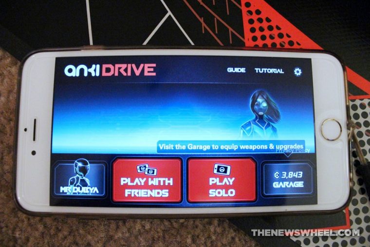 Anki DRIVE remote controlled robotic racing cars review phone app