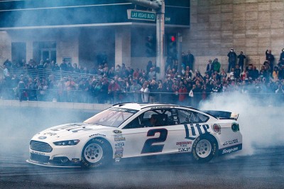 Keselowski piloted his Ford Fusion to victory in Las Vegas