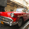 Cuban Classic Car Side View