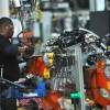 An EcoBoost engine being built at the Cleveland Engine Plant