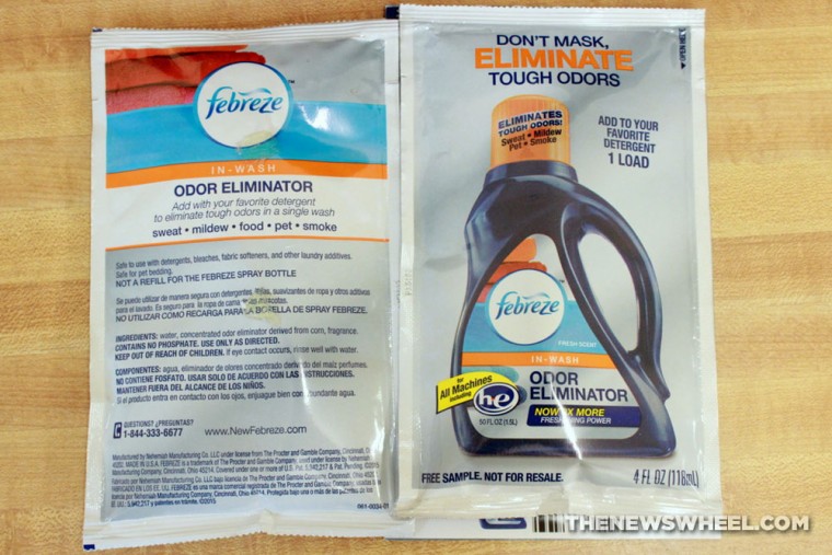 Febreze In-Wash Odor Eliminator Laundry Additive Review instructions