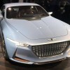 Genesis New York Concept Debut hybrid sports sedan grille