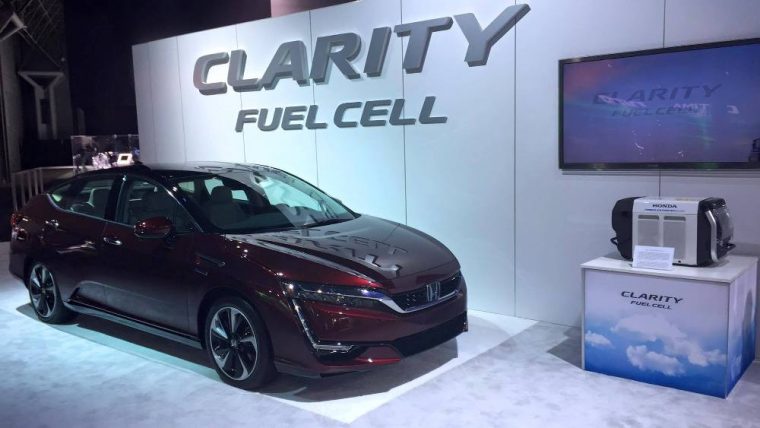 The next-generation of the Honda Clarity Fuel Cell sedan was showcased at this year’s New York Auto Show alongside the new Civic Hatchback