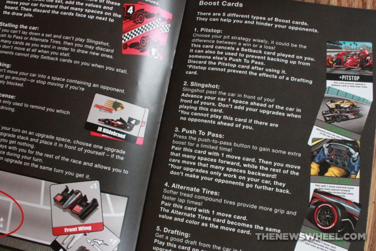 IndyCar Unplugged racing board game review instructions