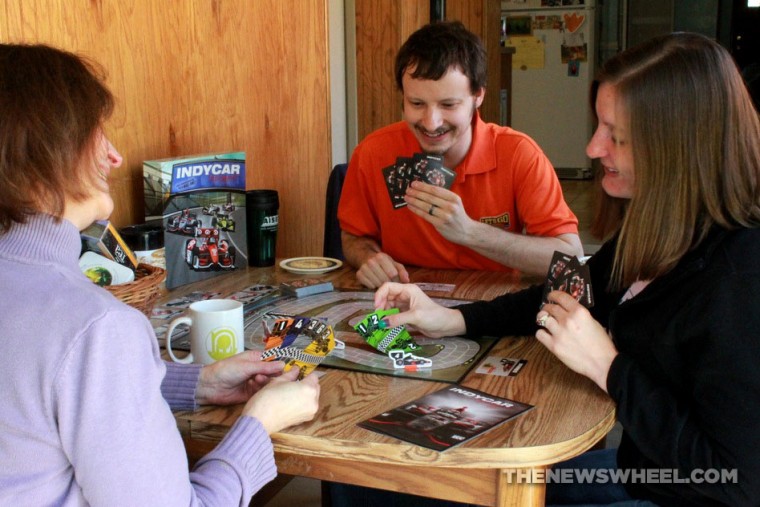 IndyCar Unplugged racing board game review play-through