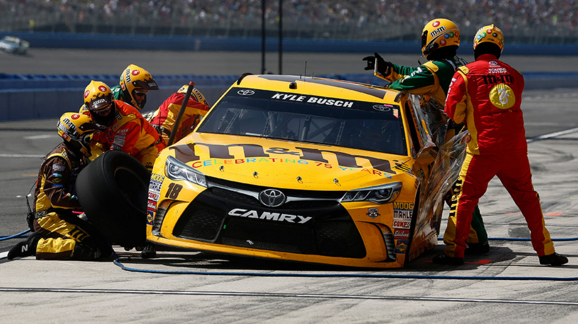 Kyle Busch Tire Troubles