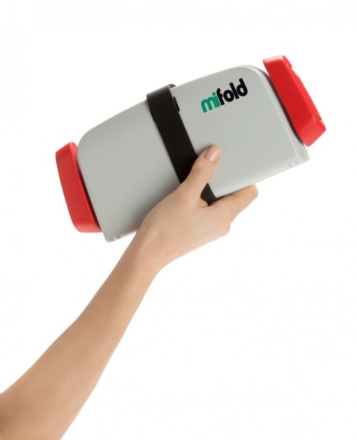 Mifold grab-and-go booster seat portable device