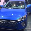 New York Auto Show Hyundai presentation IONIQ blue hybrid model