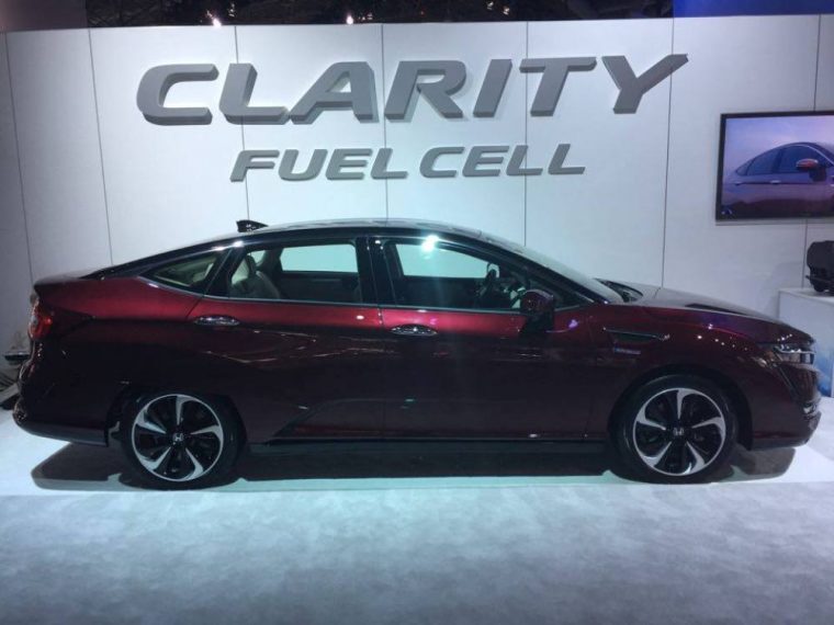 The next-generation of the Honda Clarity Fuel Cell sedan was showcased at this year’s New York Auto Show alongside the new Civic Hatchback