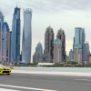 Still from Chevrolet Arabia's #Zero100Zero video showing 2016 Chevy Camaro SS and stunt driver Martin Ivanov on Skydrive Dubai Runway