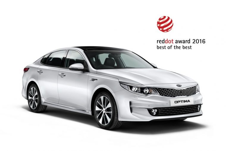 2016 Kia Optima Red Dot Award Winner