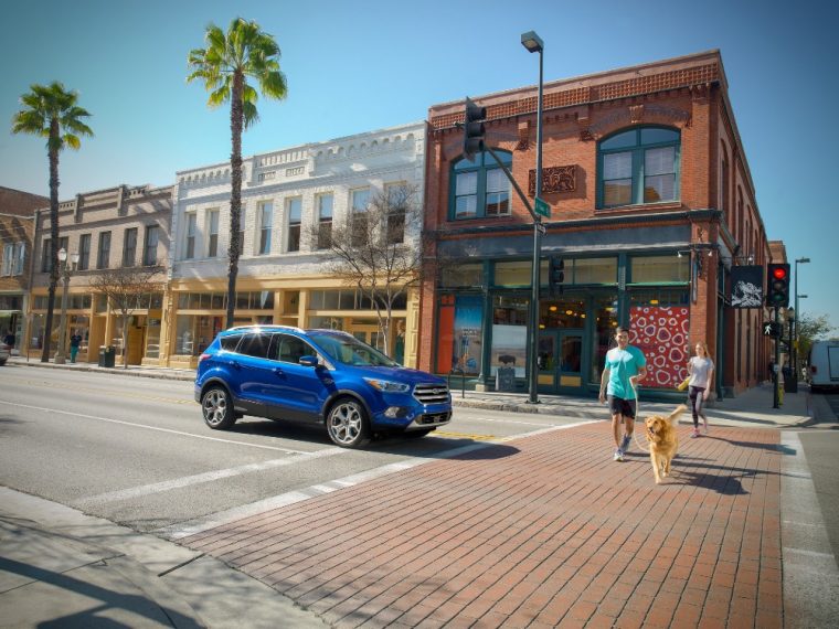 The Ford Escape crossover comes with new safety and entertainment technology for the 2017 model year, while still maintaining a starting MSRP of $23,600