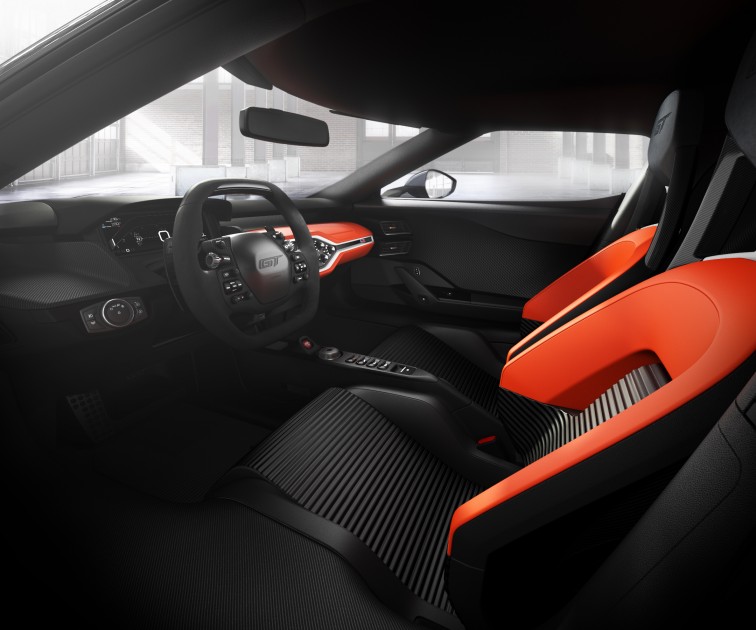 2017 Ford GT Launch Control interior