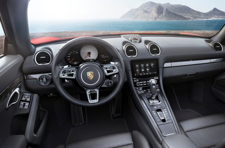 The 2017 Porsche 718 Boxster carries a starting MSRP of $56,000 and it can accelerate from 0 to 60 mph in less than five seconds