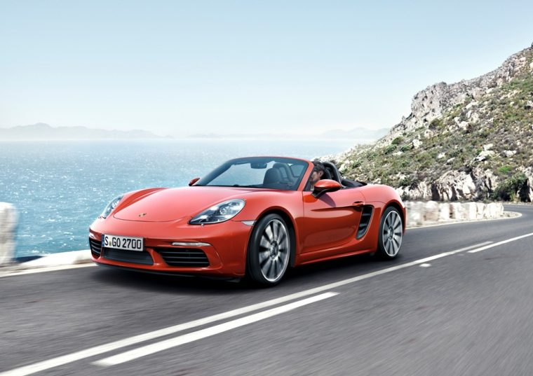 The 2017 Porsche 718 Boxster carries a starting MSRP of $56,000 and it can accelerate from 0 to 60 mph in less than five seconds