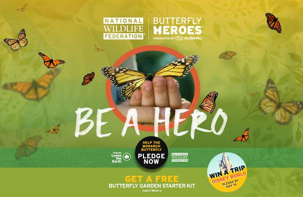 National Wildlife Federation Butterfly Heroes Subaru