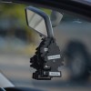 Car air freshener on rear view mirror