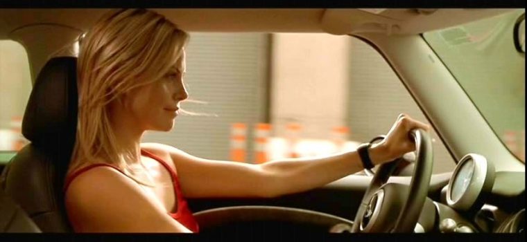 Charlize Theron in The Italian Job movie 2003