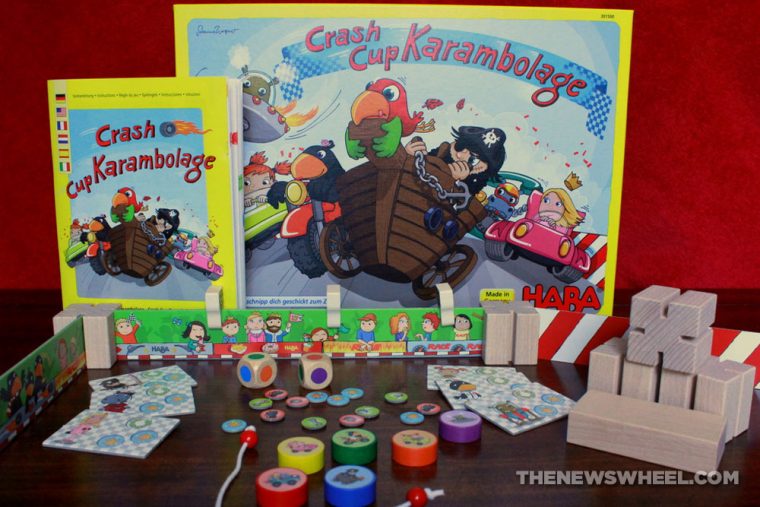 Crash Cup Karambolage board game from HABA review