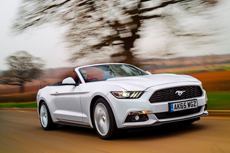 2016 Ford Mustang convertible UK