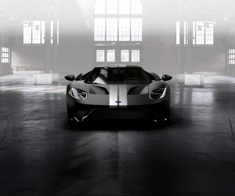 Ford GT Ingot Silver Stripes