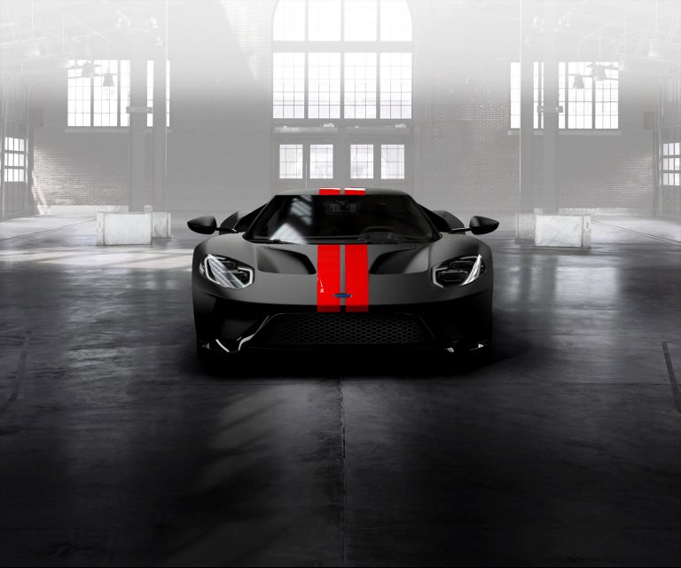 Ford GT Race Red Stripes