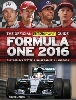 Formula One 2016 guide book cover Bruce Jones