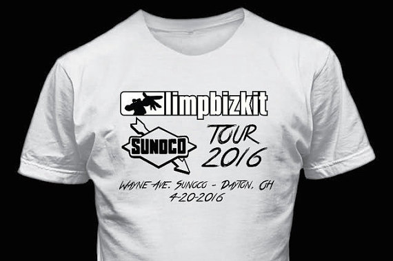 Limp Bizkit Dayton Ohio tour shirt