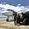 Dwayne “the Rock’ Johnson shared a few pictures recently of his new customized Ford F-150 pickup truck