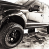 Dwayne “the Rock’ Johnson shared a few pictures recently of his new customized Ford F-150 pickup truck