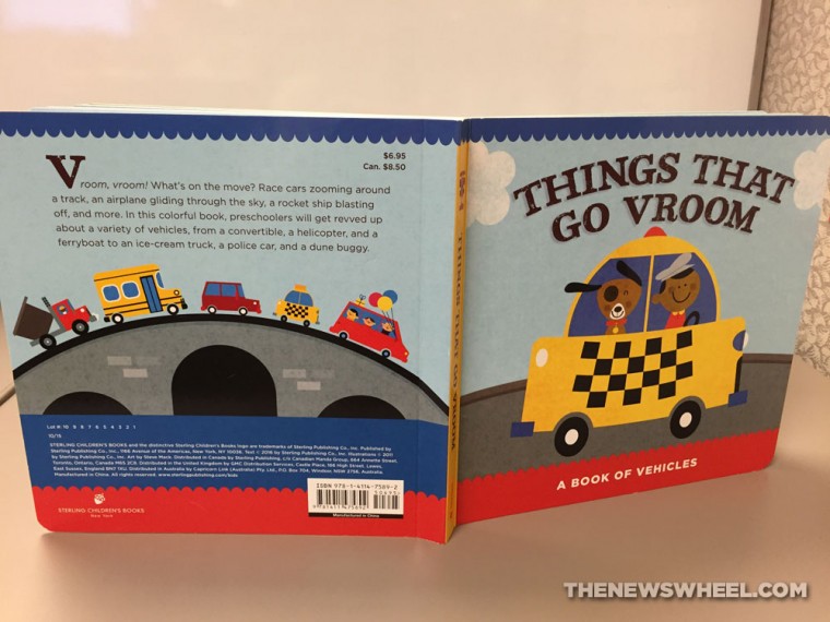 things that go vroom childrens board book review