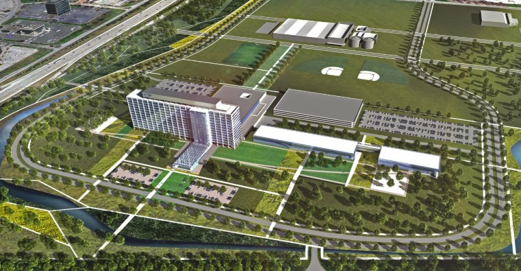 Rendering of Ford World Headquarters Campus